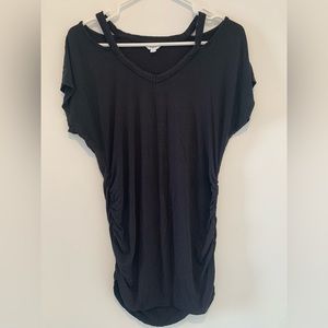 Maternity, Thyme, black T-shirt style. Size S.